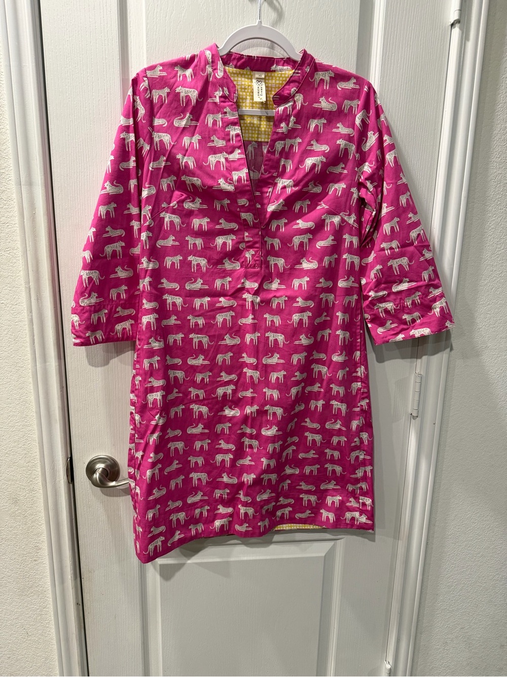 Uncle Frank Fuchsia Animal Print Tunic